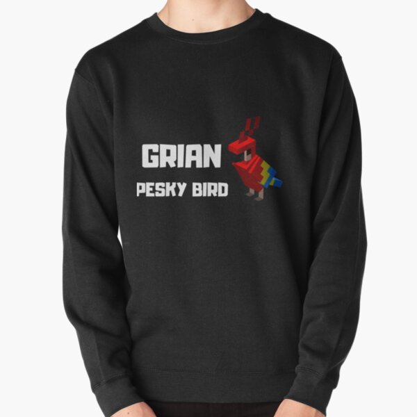 Grian Pesky Bird Meme Hermitcraft Building I Love Pesky Classic  Pullover Sweatshirt RB3101 product Offical grain Merch