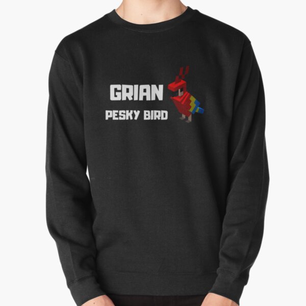 Grian Pesky Bird Meme Hermitcraft Building I Loveee Pesky Pullover Sweatshirt RB3101 product Offical grain Merch